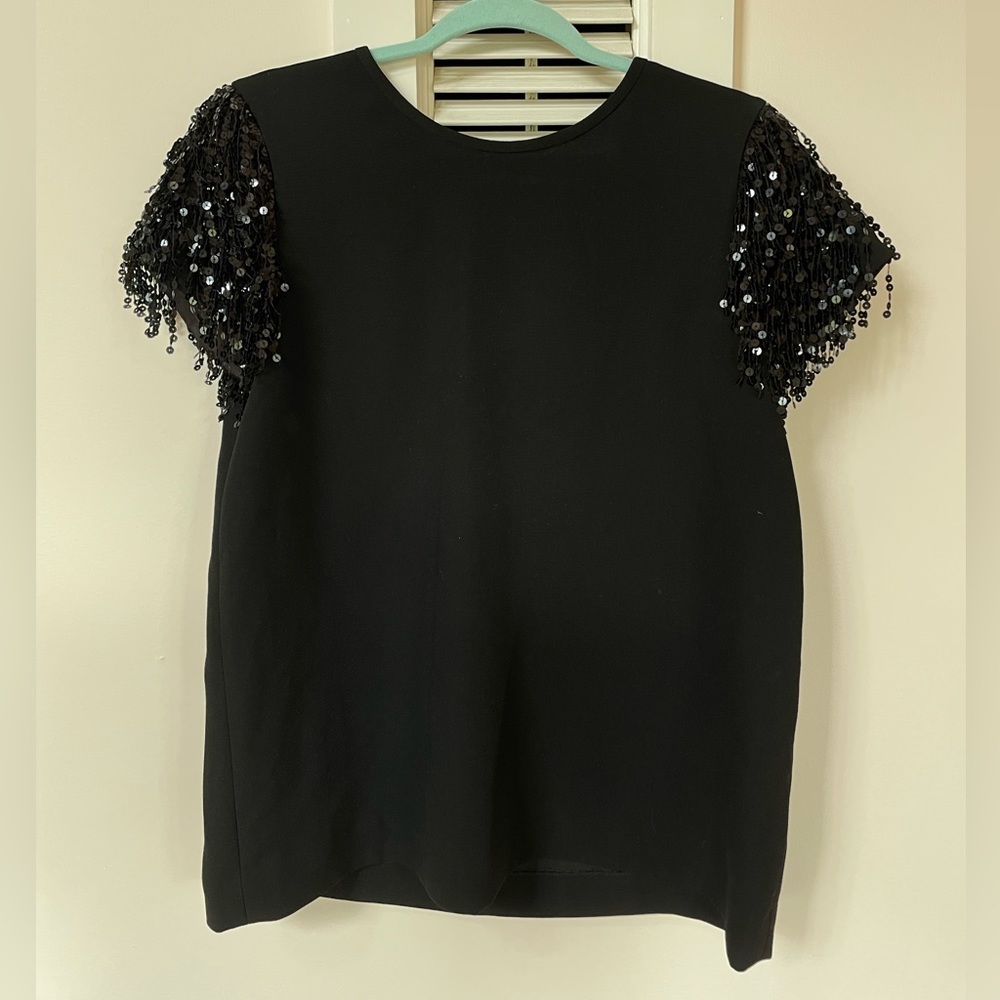 Kate Spade black top size 10!